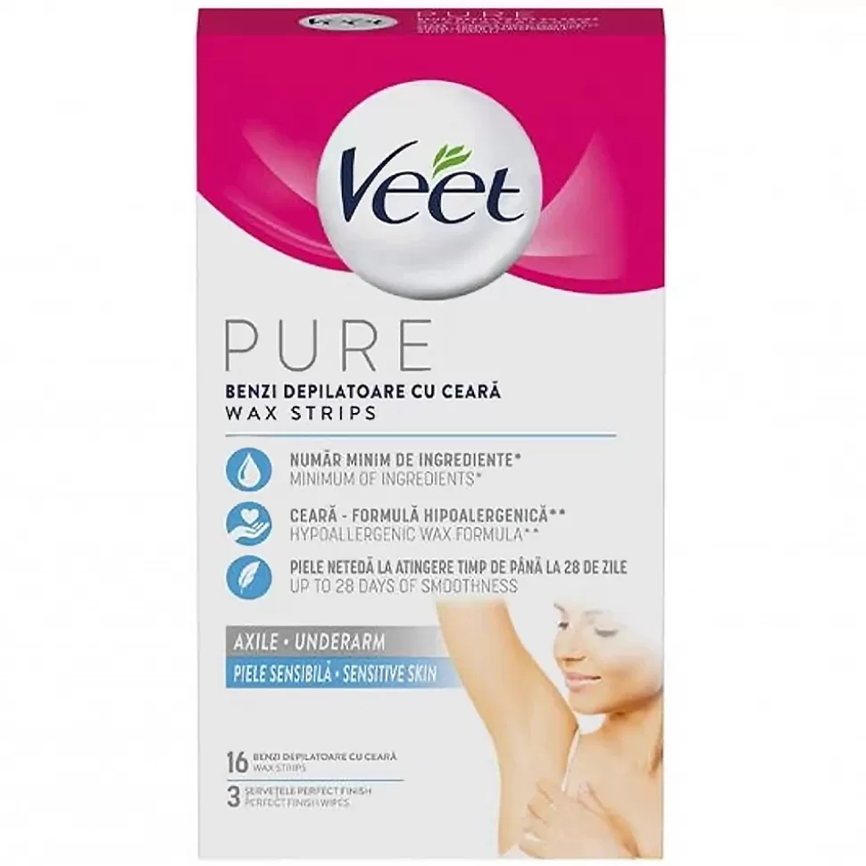 VEET Bandes Epilation Aisselles - Peaux Sensibles Cheap