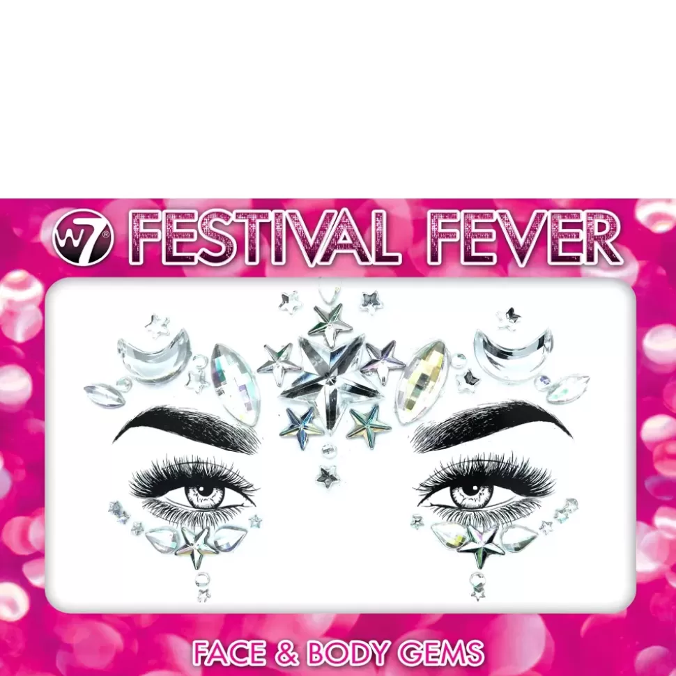 W7 Bijoux Visage Festival Fever Crystal New