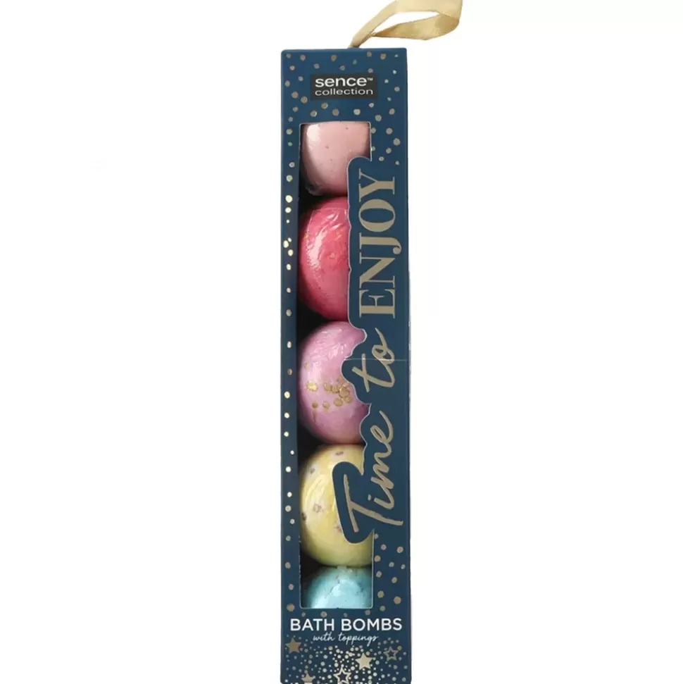 SENCE Coffret 5 Bombes De Bain - Time To Enjoy Clearance