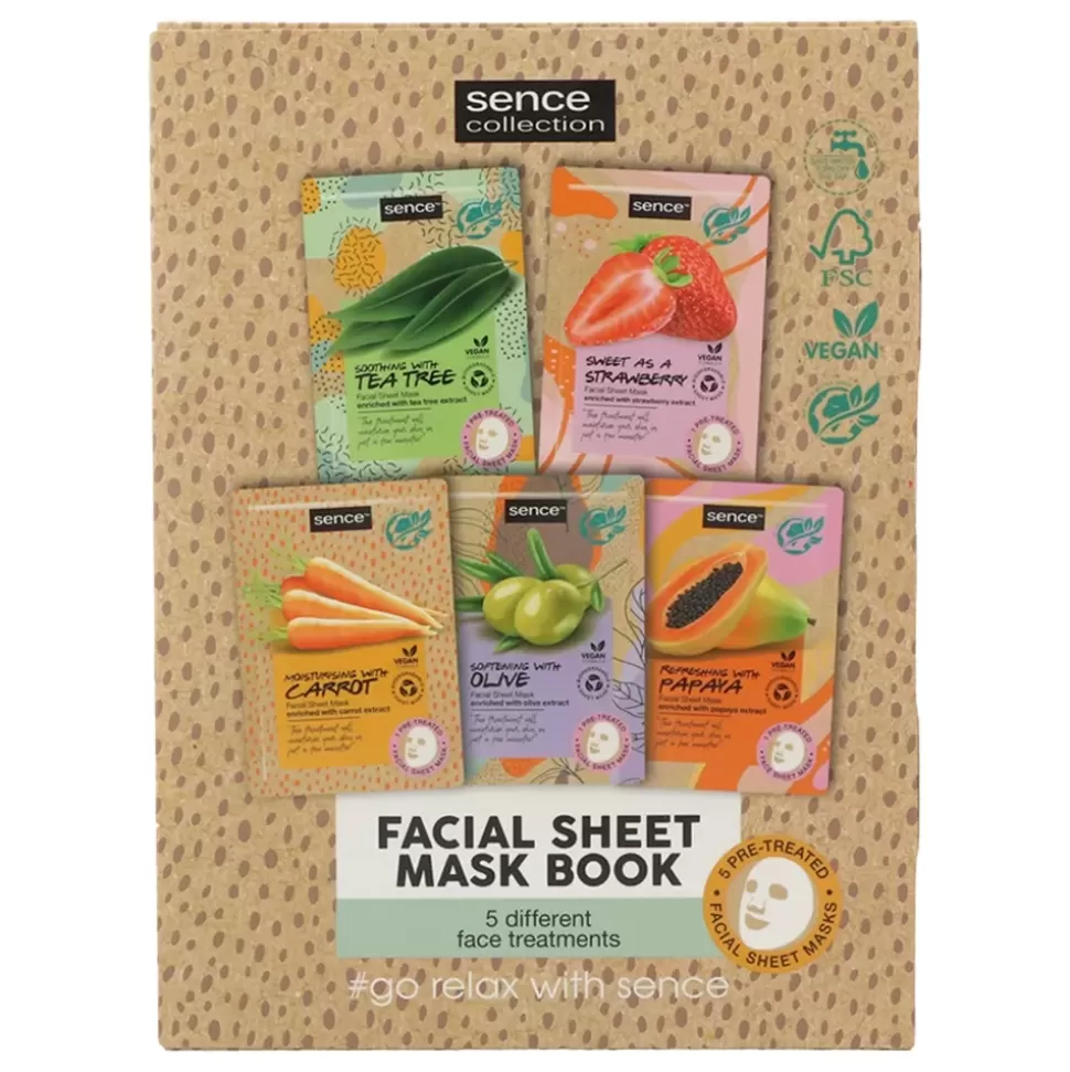 SENCE Coffret 5 Masques Visage - Love Planet Shop