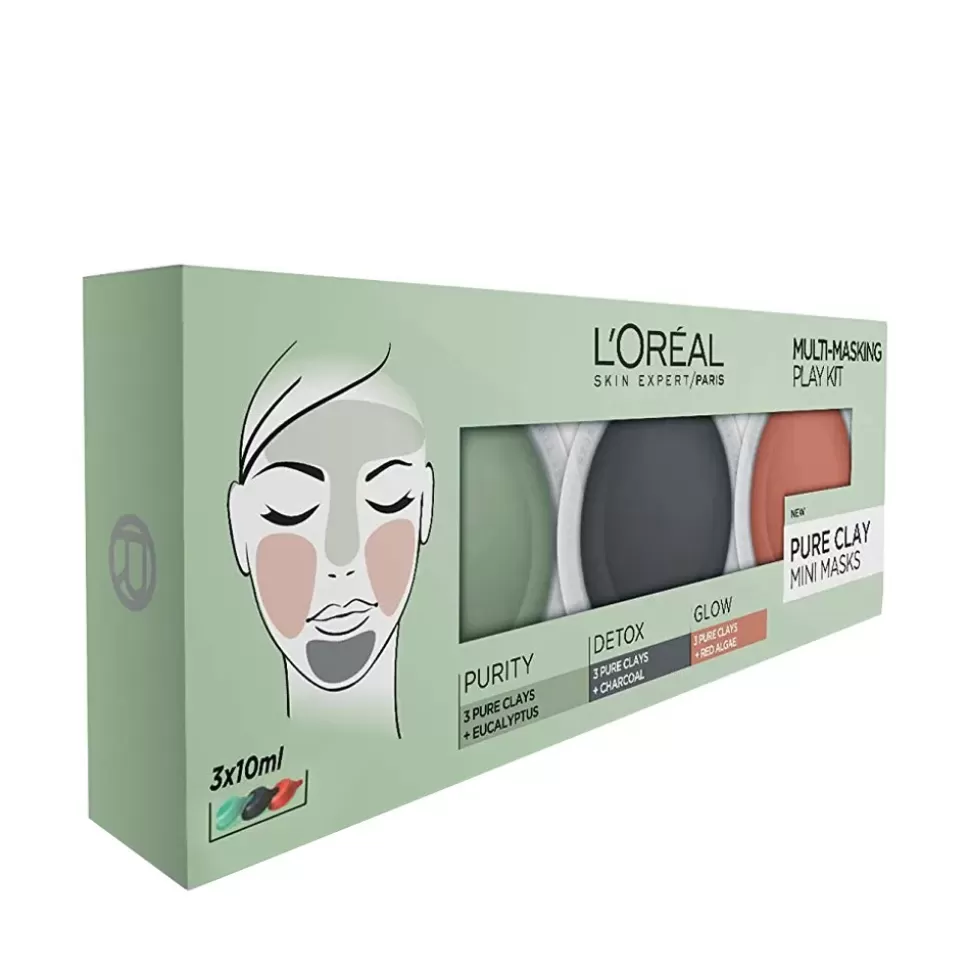 L'OREAL Coffret De 3 Masques Pure Argile Best Sale