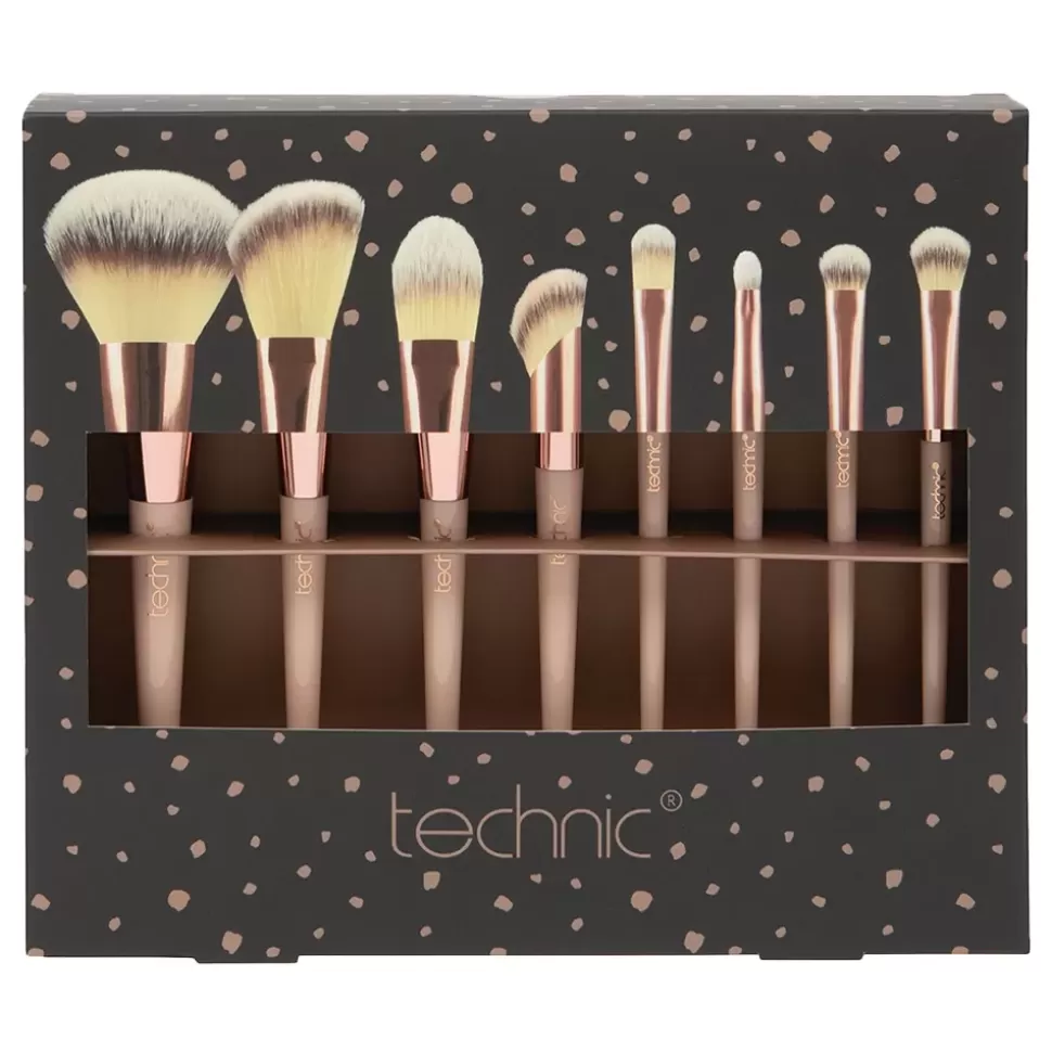 TECHNIC Coffret Pinceaux - Maquillage Visage Et Yeux Shop