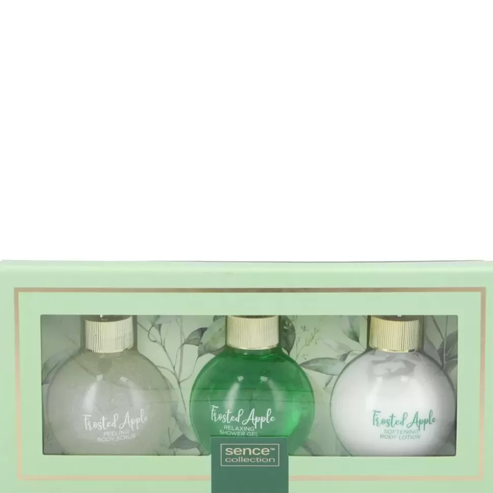 SENCE Coffret Soins Boules De Noel Pour Le Corps A La Pomme Sale