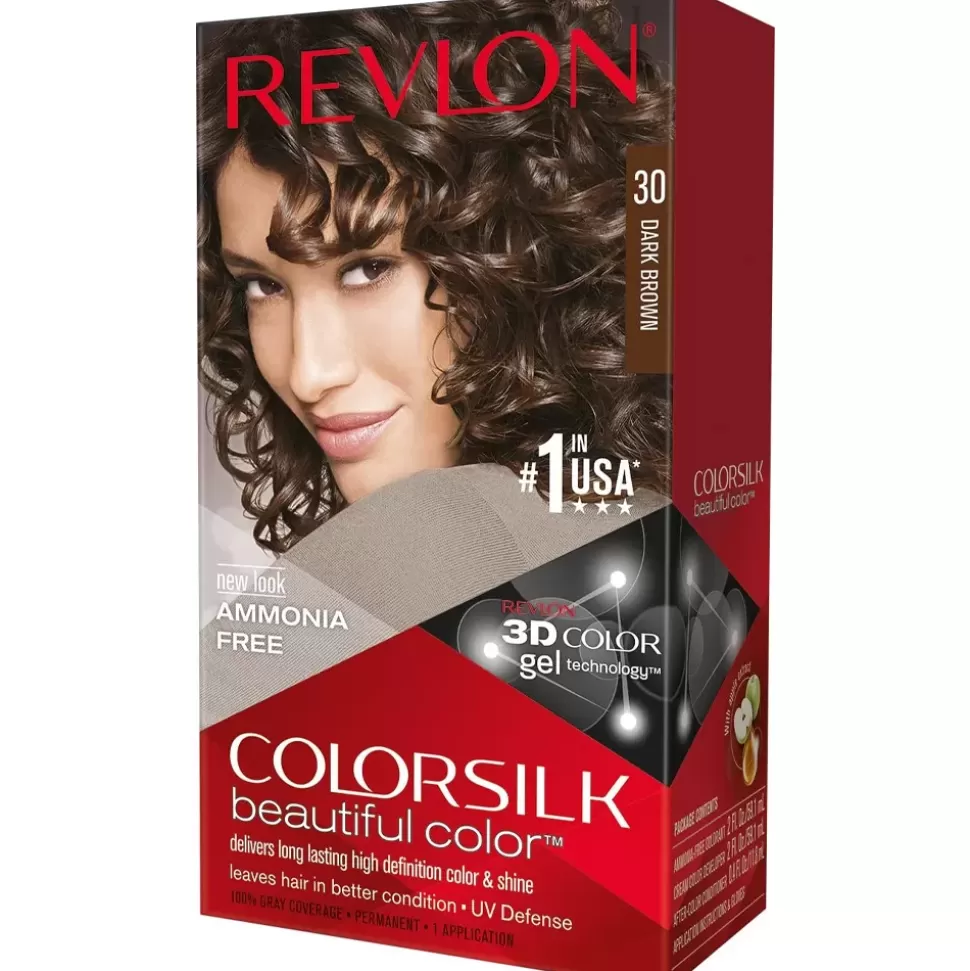 REVLON Coloration Cheveux Colorsilk - 30 Chatain Fonce Clearance