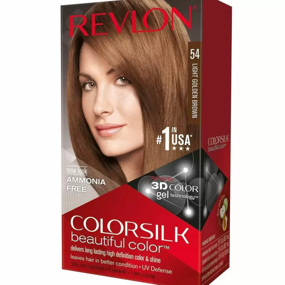 REVLON Coloration Cheveux Colorsilk - 54 Chatain Clair Dore Best Sale