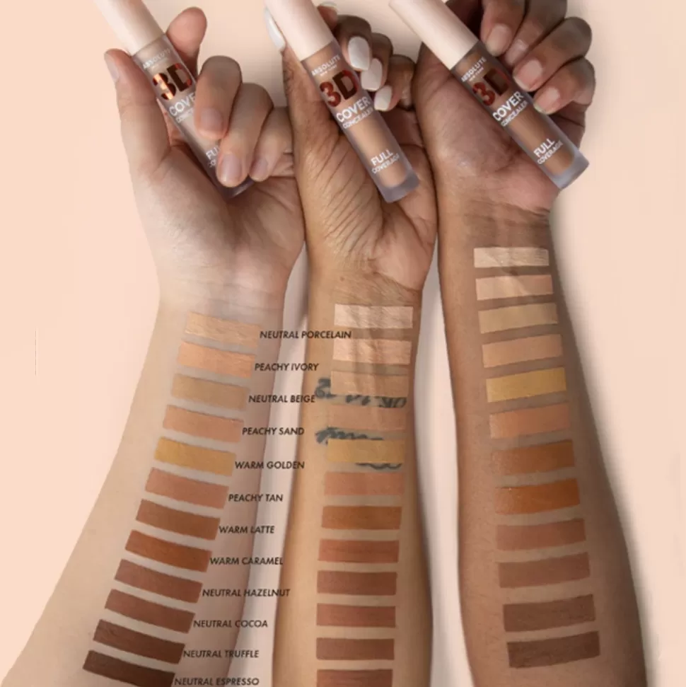 ABSOLUTE NEW YORK Correcteur De Teint 3D Cover - Neutral Espresso Flash Sale