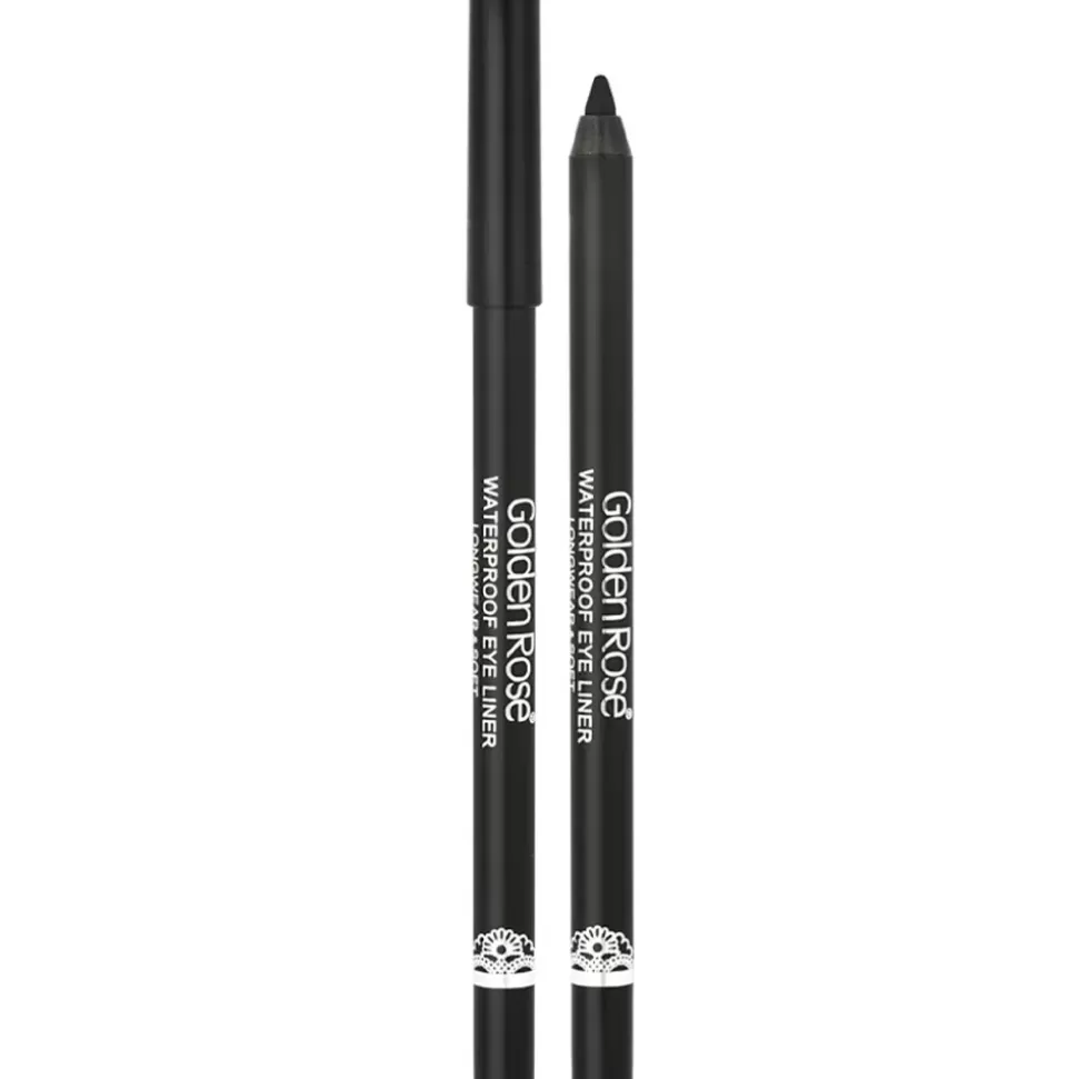 GOLDEN ROSE Crayon Eyeliner Waterproof Longwear & Soft - Noir Ultra Store