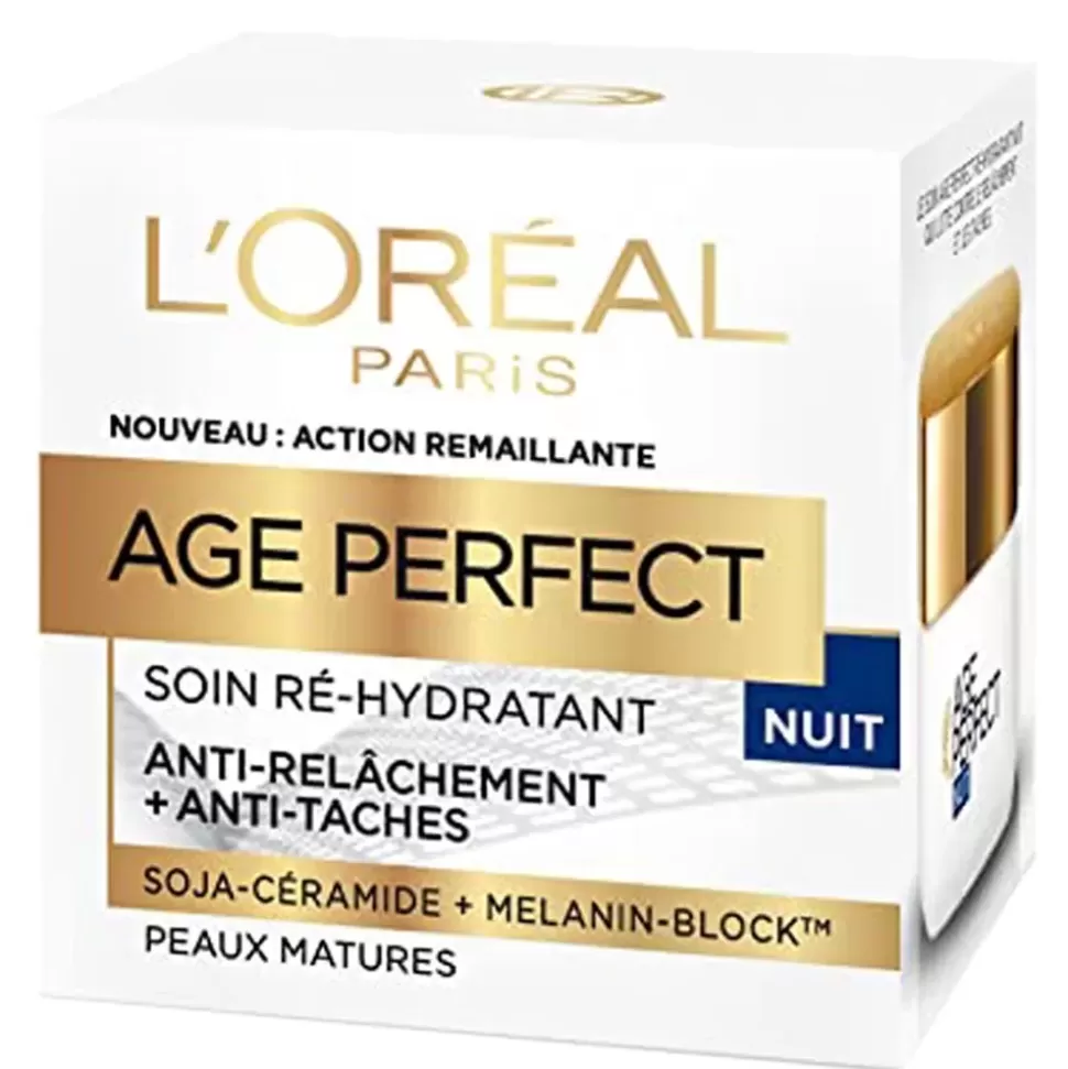 L'OREAL Crème De Nuit Au Soja - Age Perfect Hot