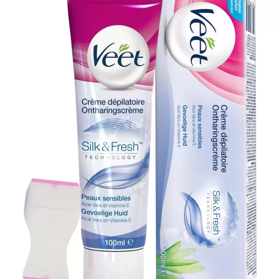 VEET Crème Depilatoire Silk & Fresh - Peaux Sensibles Outlet