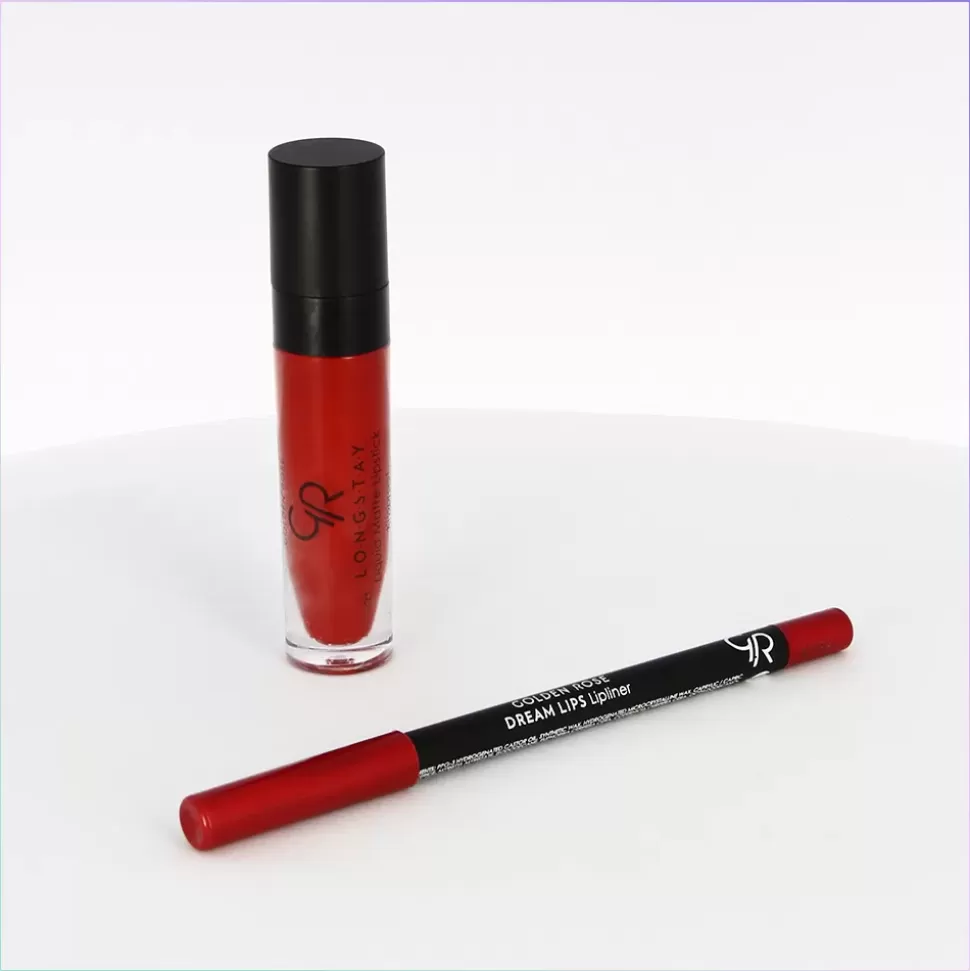 GOLDEN ROSE Duo Red Lips Cheap