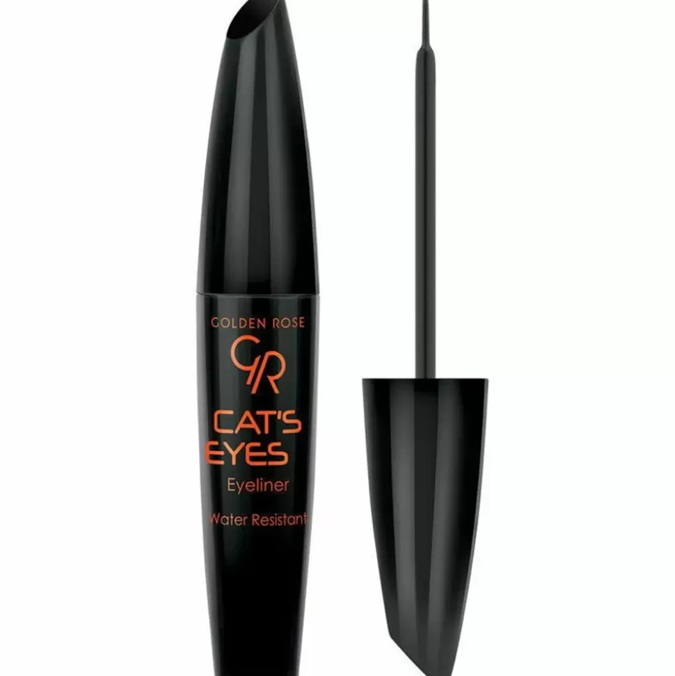 GOLDEN ROSE Eyeliner Cat'S Eyes - Noir Waterproof Clearance