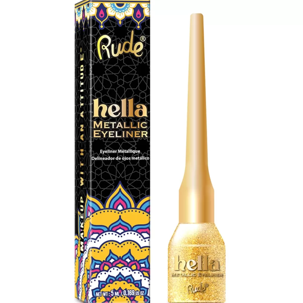 RUDE COSMETICS Eyeliner Metallique - Hella Citrine Store