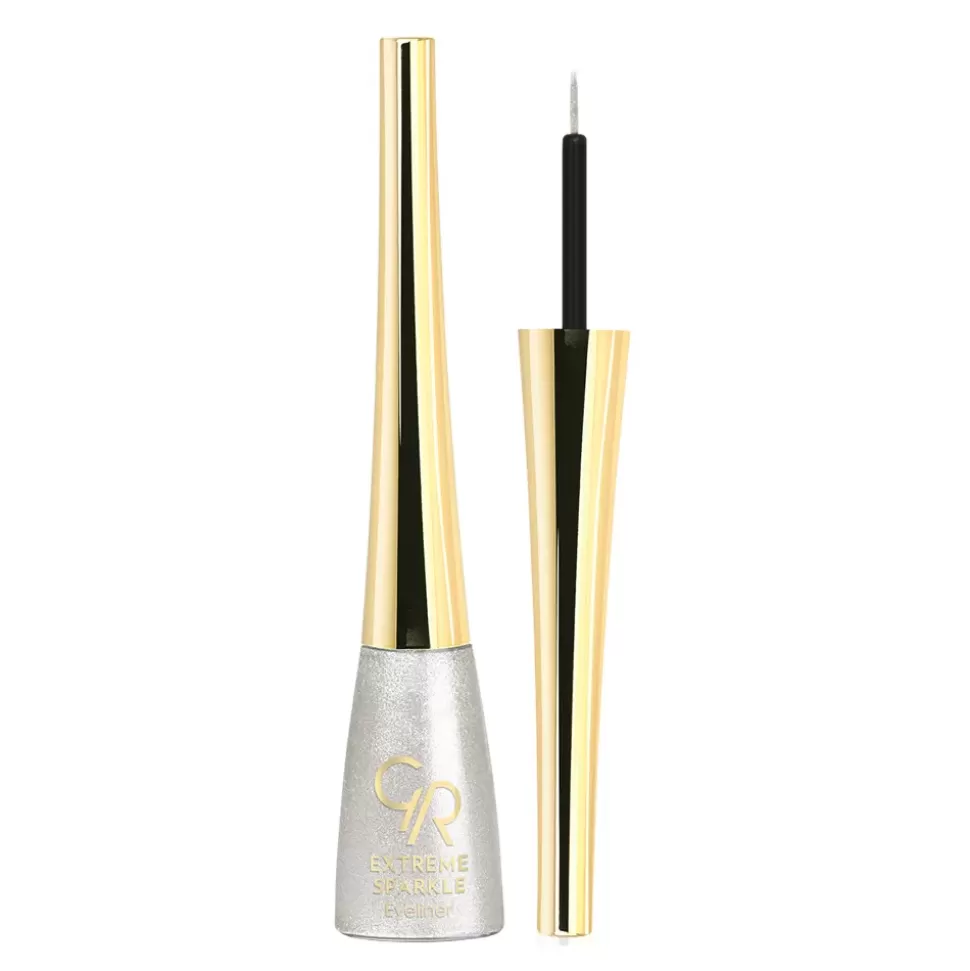 GOLDEN ROSE Eyeliner Paillete Extreme Sparkle - Blanc Argente Fashion