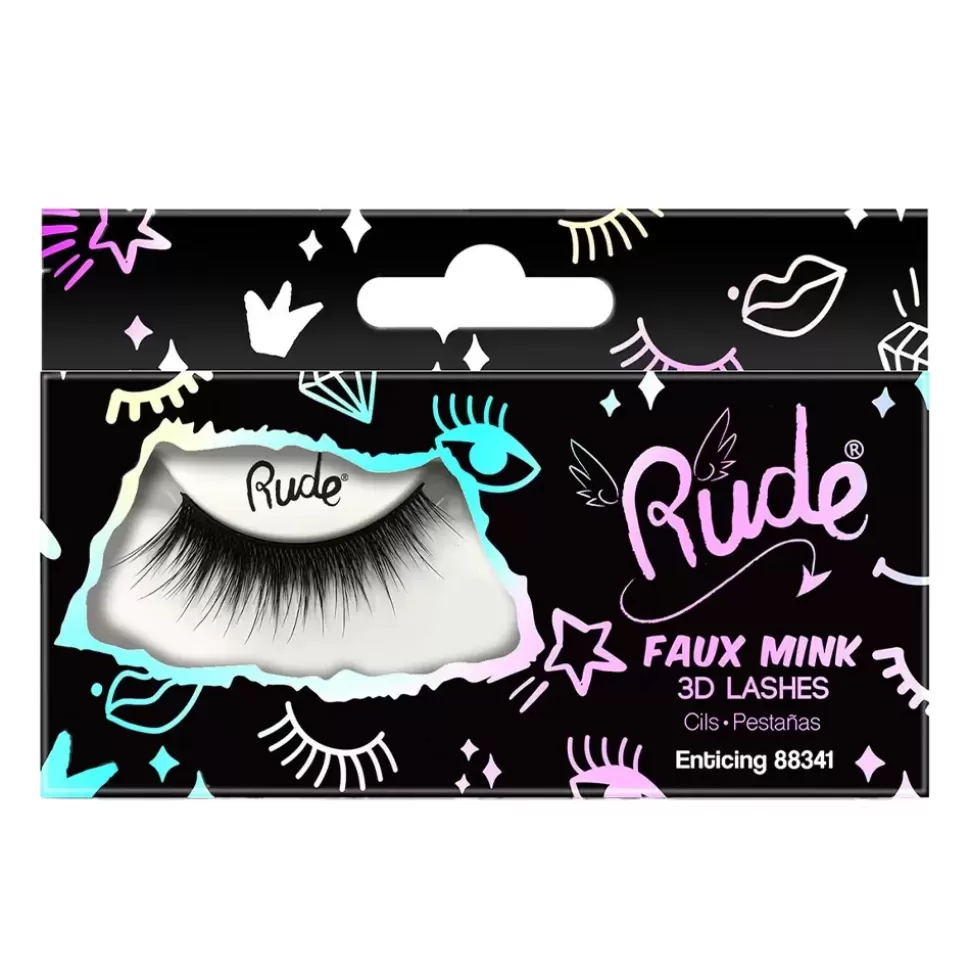 RUDE COSMETICS Faux Cils Essential - 3D Lashes - Enticing Cheap