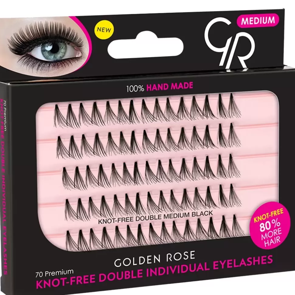 GOLDEN ROSE Faux Cils Individuel Medium Hot