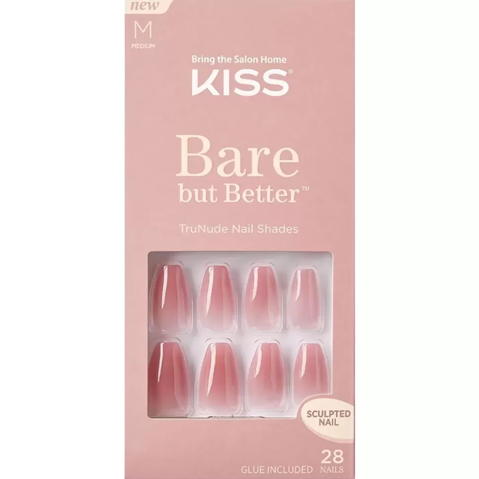 KISS USA Faux Ongles Bare But Better - Bn04C Clearance