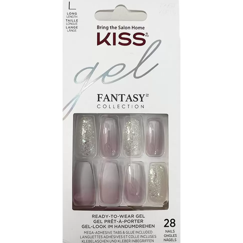 KISS USA Faux Ongles Gel Fantasy - Kgf10 Hot