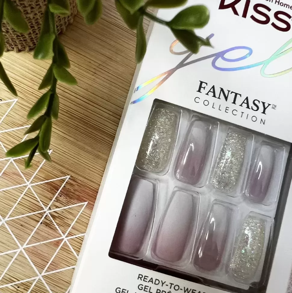 KISS USA Faux Ongles Gel Fantasy - Kgf10 Hot