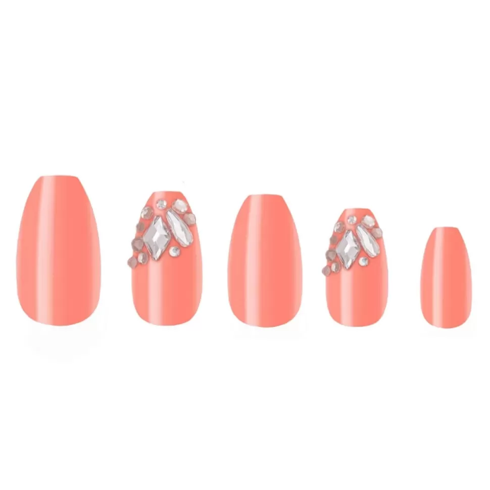 W7 Faux Ongles Glamorous - Beach Day Hot