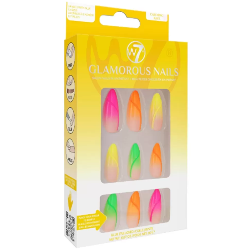 W7 Faux Ongles Glamorous - Catching Rays Cheap