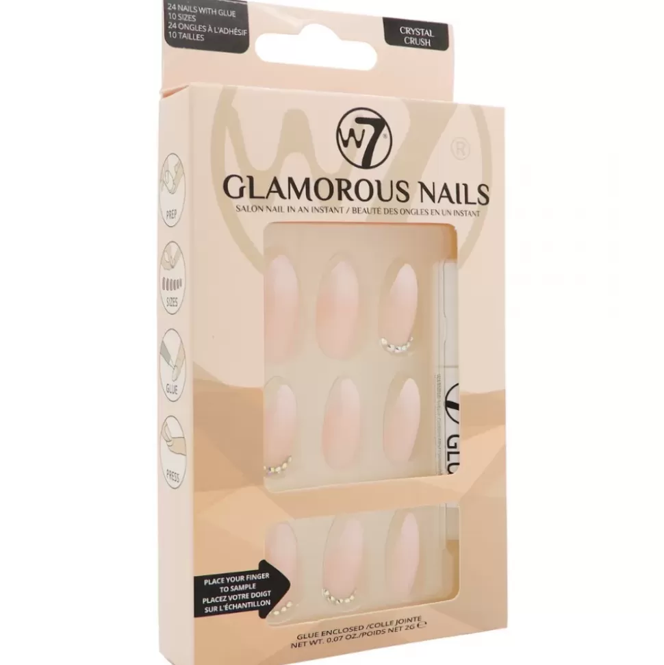 W7 Faux Ongles Glamorous - Crystal Crush Hot