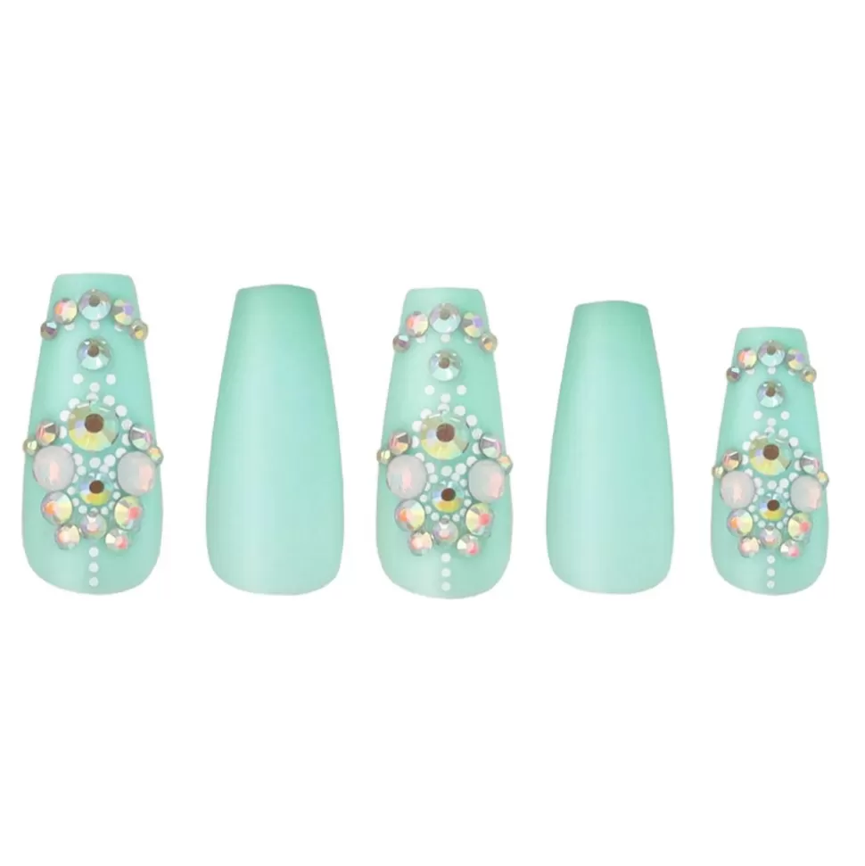 W7 Faux Ongles Glamorous - Minty Fresh Hot