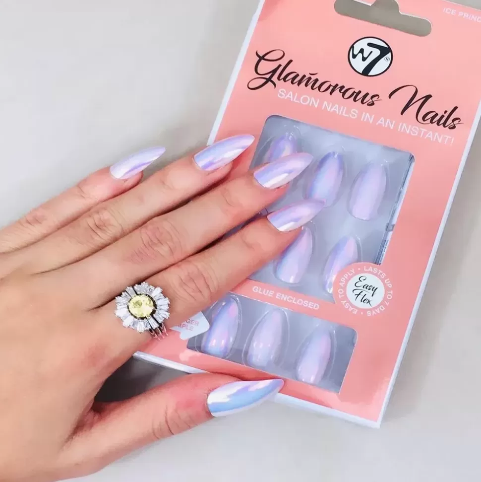 W7 Faux Ongles Glamorous Nails - Ice Princess Sale