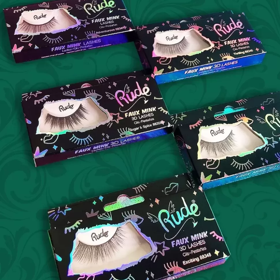 RUDE COSMETICS Faux-Cils Essential - 3D Lashes - Adventurous Outlet