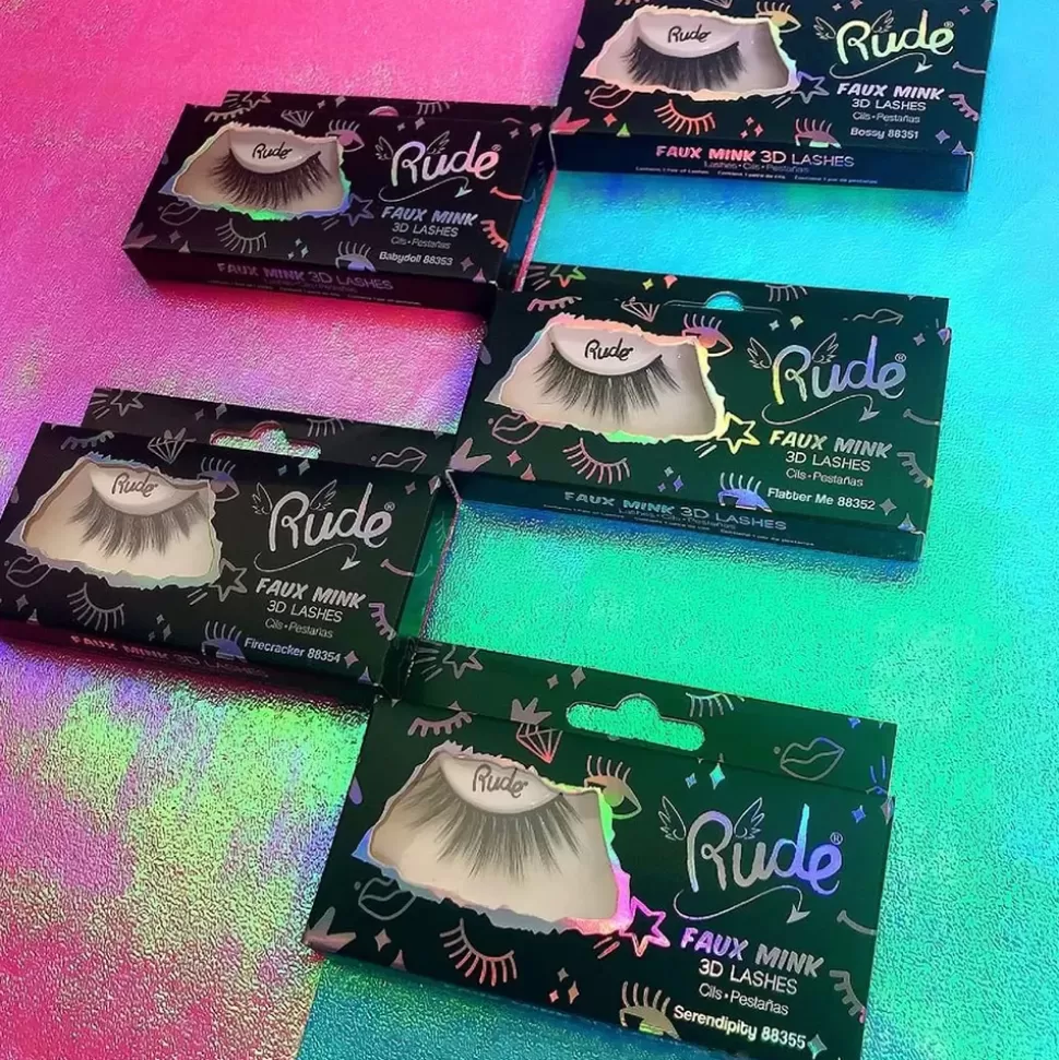 RUDE COSMETICS Faux-Cils Essential - 3D Lashes - Babydoll Store