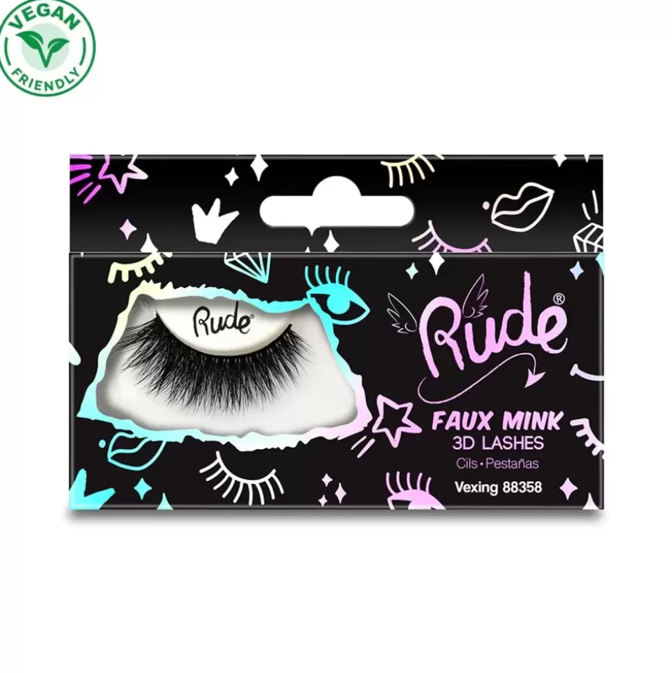 RUDE COSMETICS Faux-Cils Essential - 3D Lashes - Vexing Store