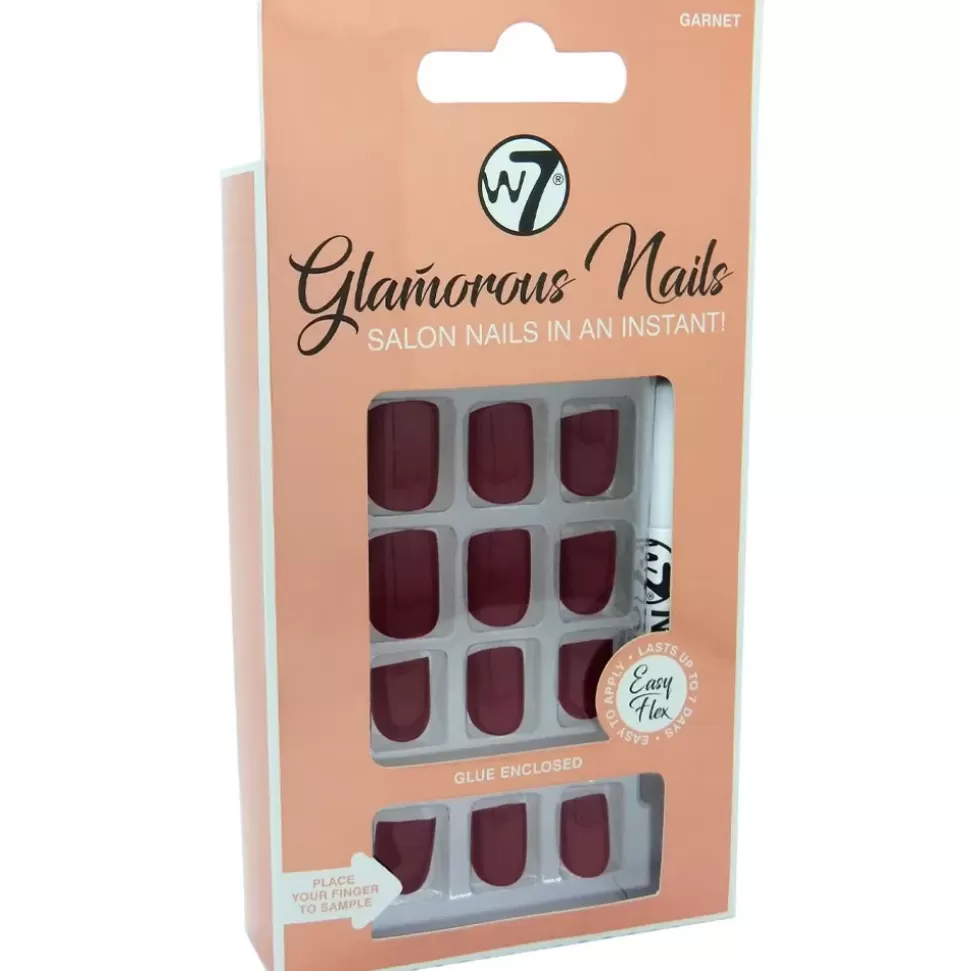 W7 Faux-Ongles Glamorous - Garnet Fashion