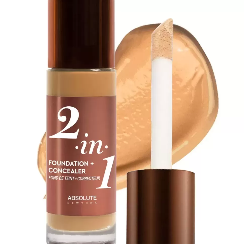 ABSOLUTE NEW YORK Fond De Teint Correcteur 2-En-1 - Cool Beige Clearance