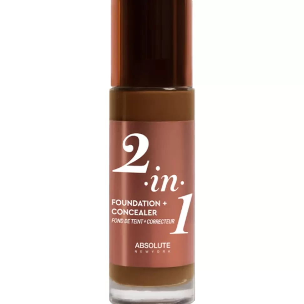 ABSOLUTE NEW YORK Fond De Teint Correcteur 2-En-1 - Neutral Choco Clearance