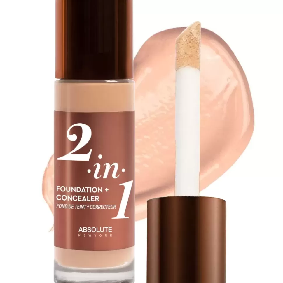 ABSOLUTE NEW YORK Fond De Teint Correcteur 2-En-1 - Neutral Shell Clearance