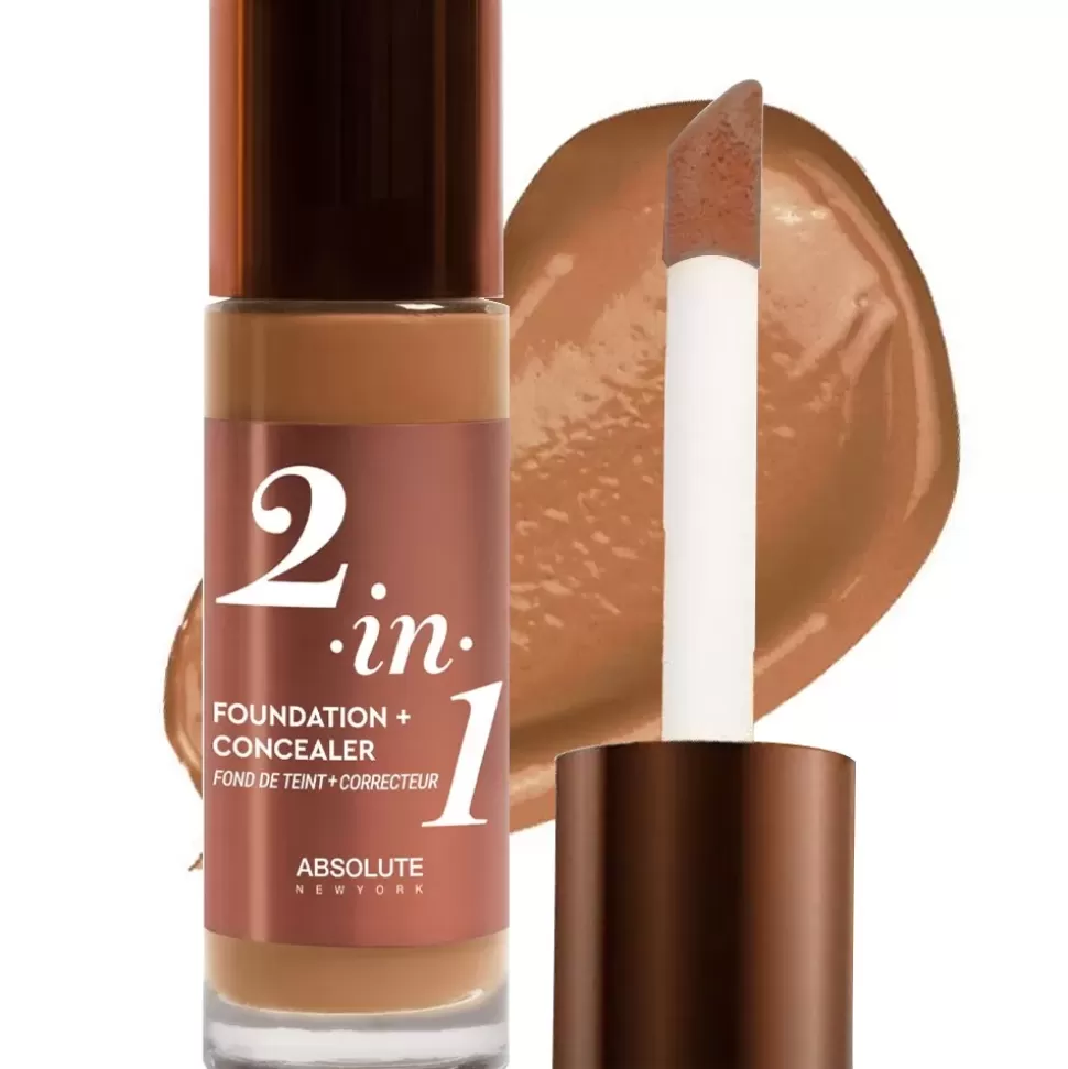 ABSOLUTE NEW YORK Fond De Teint Correcteur 2-En-1 - Neutral Walnut Sale