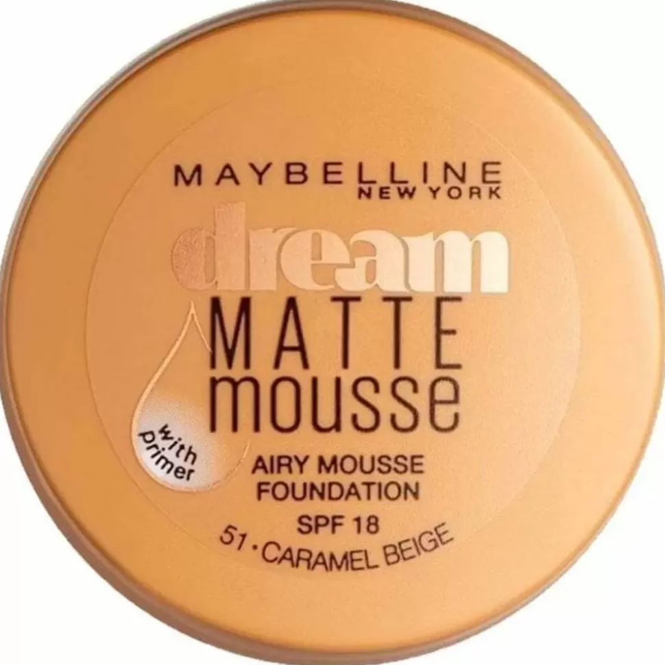 MAYBELLINE Fond De Teint Dream Matte Mousse - 51 Caramel Beige Best Sale