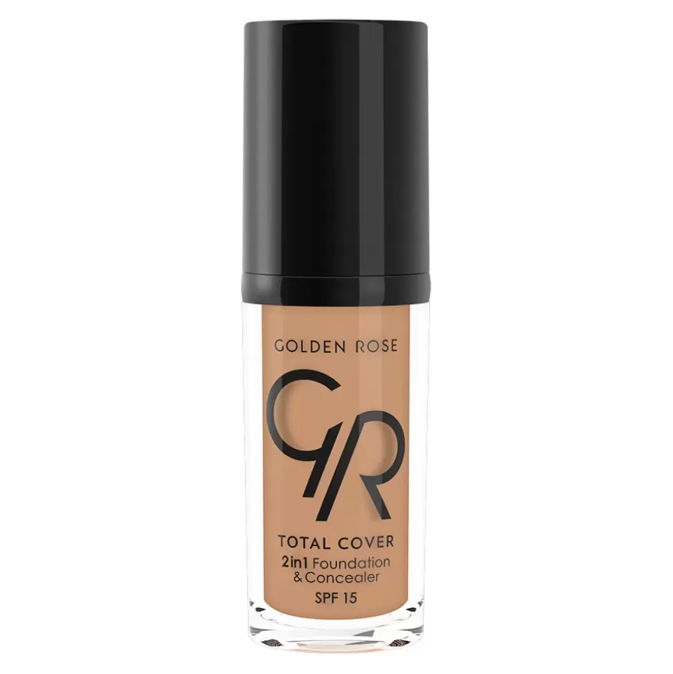 GOLDEN ROSE Fond De Teint Et Correcteur 2 En 1 - Total Cover - N20 Tan Outlet