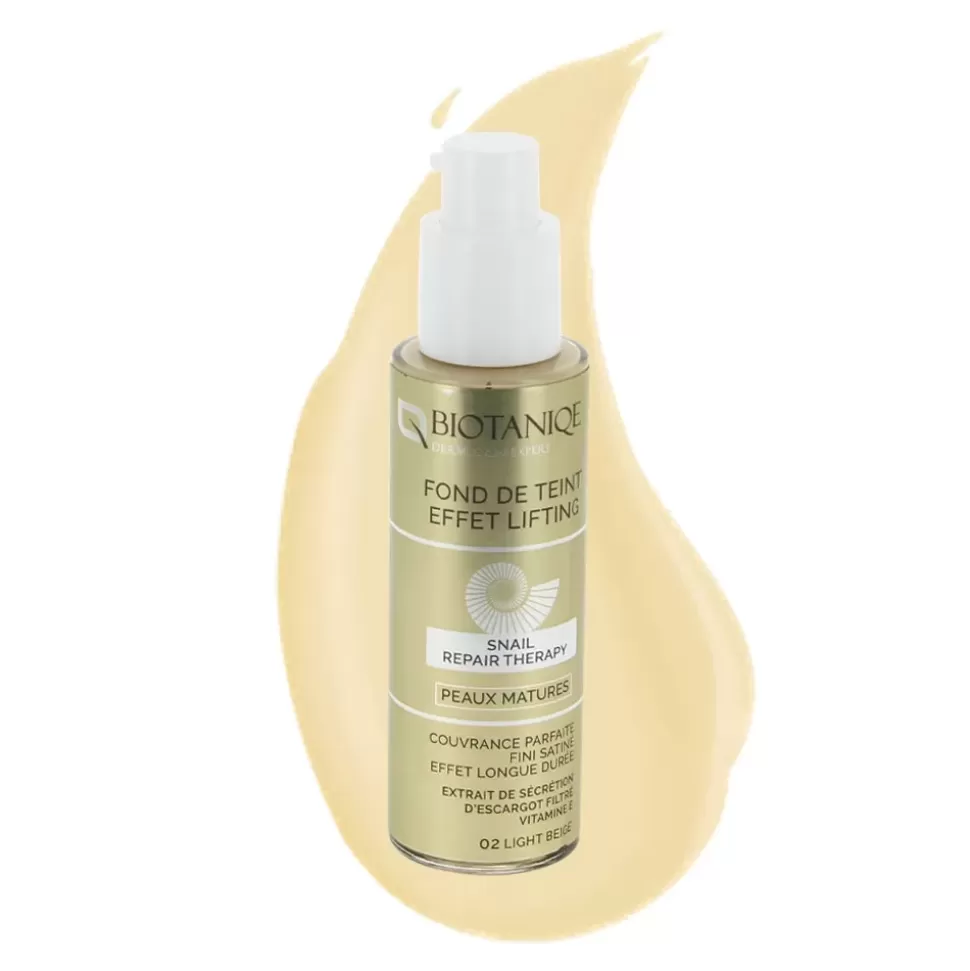 BIOTANIQE Fond De Teint Lifting A La Bave D'Escargot - 02 Light Beige New
