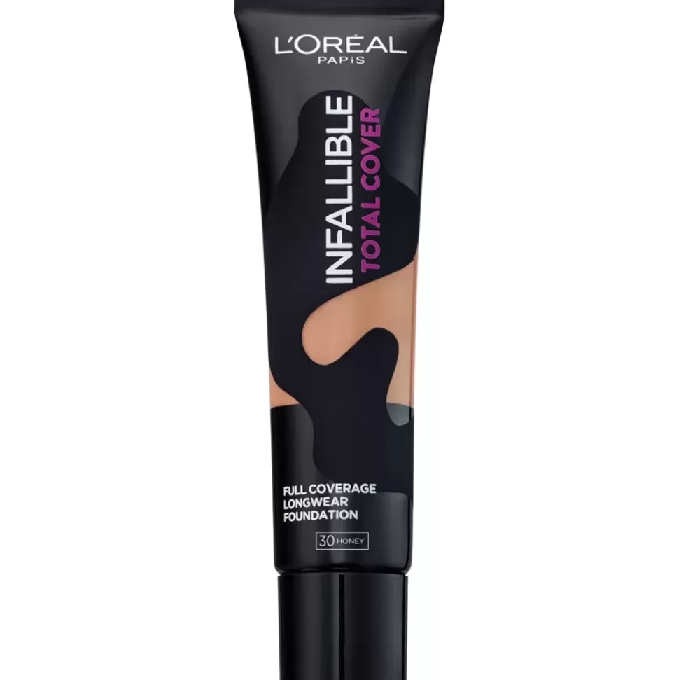 L'OREAL Fond De Teint Liquide Infaillible Total Cover - 30 Honey Flash Sale