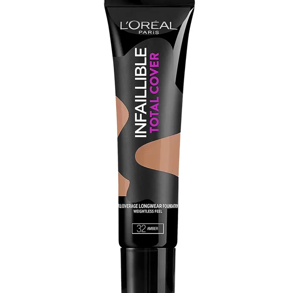 L'OREAL Fond De Teint Liquide Infaillible Total Cover - 32 Amber Cheap