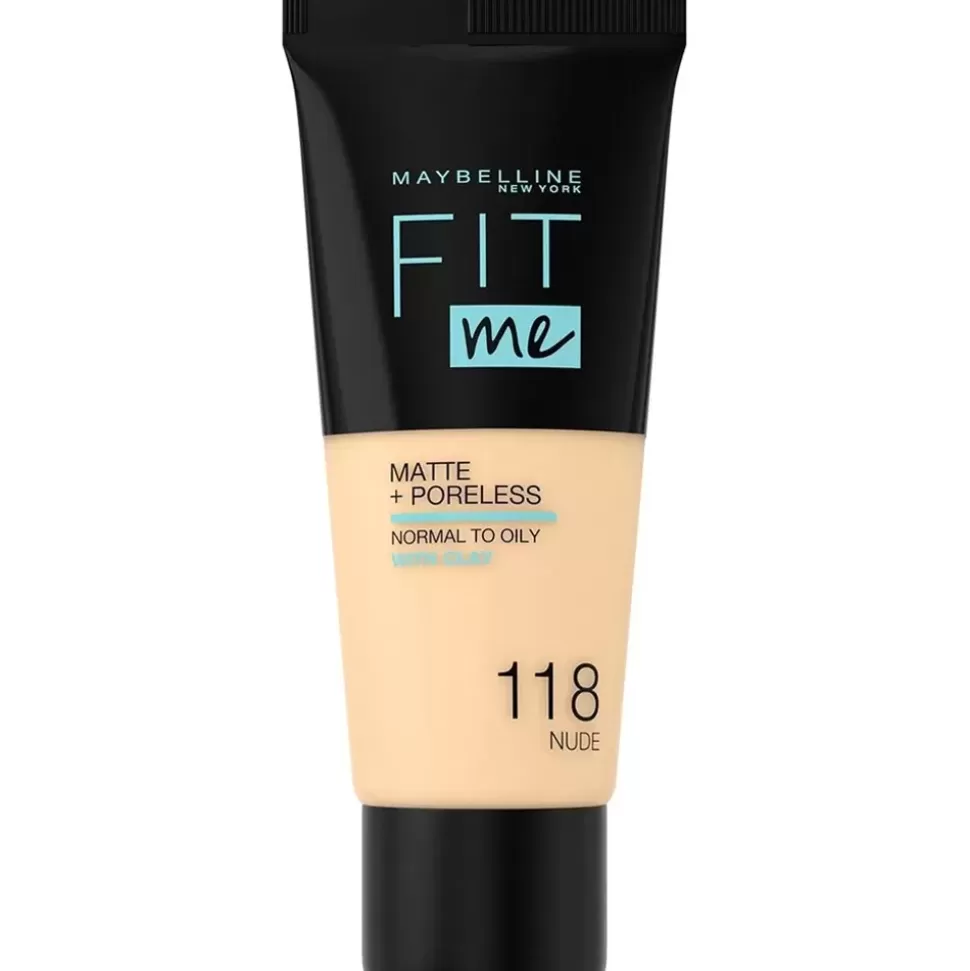 MAYBELLINE Fond De Teint Matifiant Fit Me ! - 118 Nude Sale