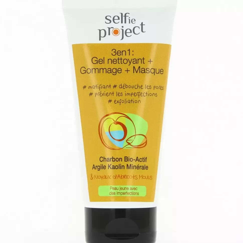 SELFIE PROJECT Gel Visage 3 En 1 Cheap