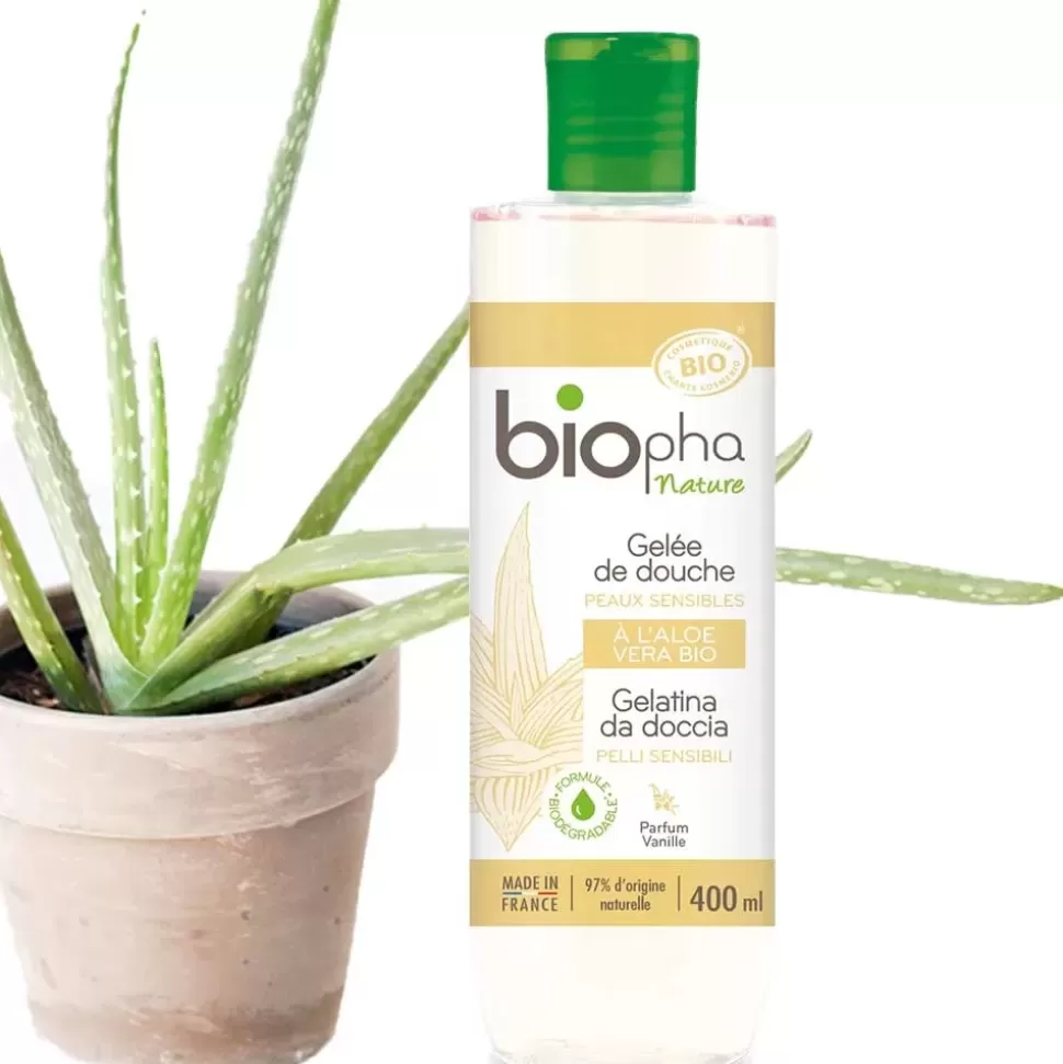 BIOPHA NATURE Gelee De Douche - Aloe Vera Bio Best