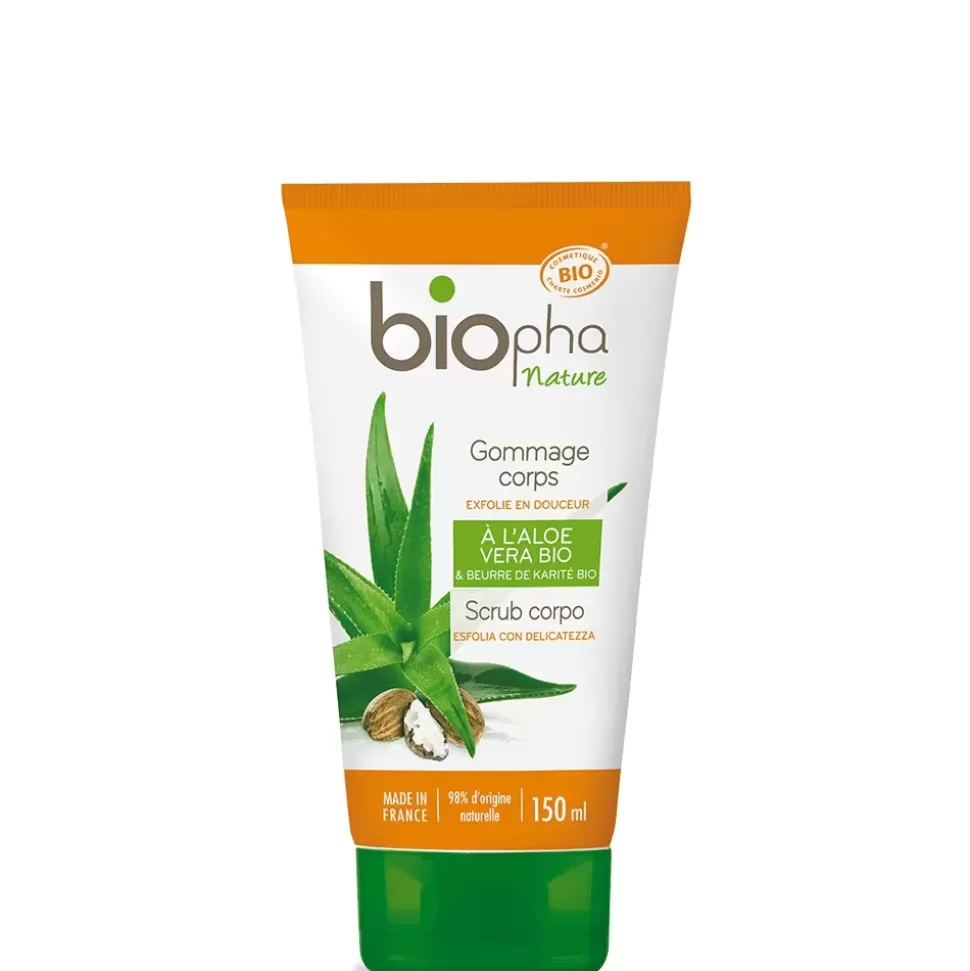 BIOPHA NATURE Gommage Corps A L'Aloe Vera Et Beurre De Karite Hot