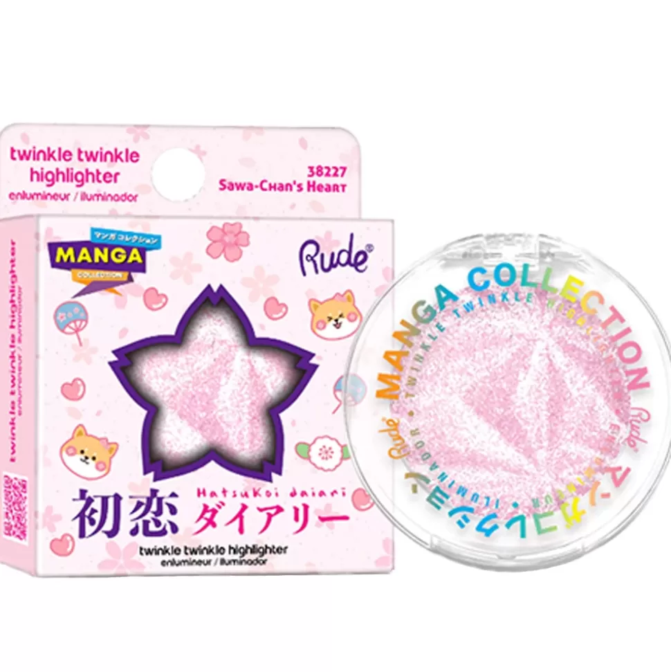 RUDE COSMETICS Highlighter Manga - Sawa Chan'S Heart Best