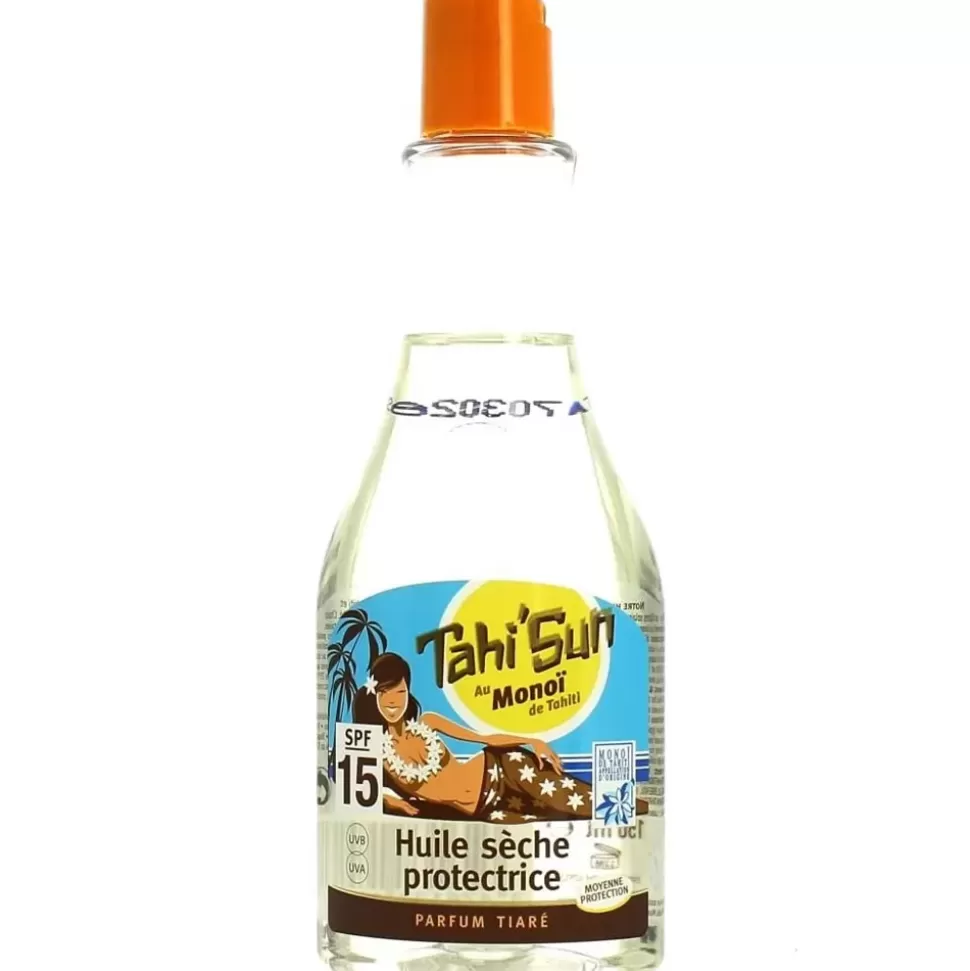 TAHI SUN Huile Seche Protectrice - Tiare - Spf15 Hot