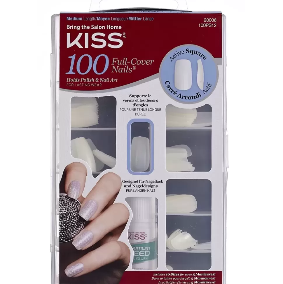 KISS USA Kit 100 Faux Ongles Fashion