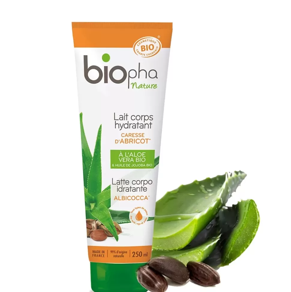 BIOPHA NATURE Lait Corps Hydratant - Caresse D'Abricot Sale