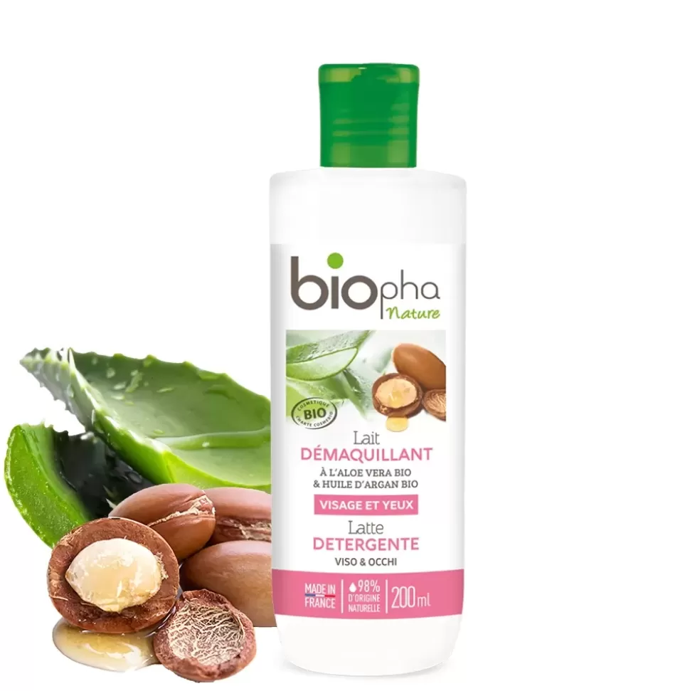 BIOPHA NATURE Lait Démaquillant A L'Aloe Vera Et Huile D'Argan Cheap