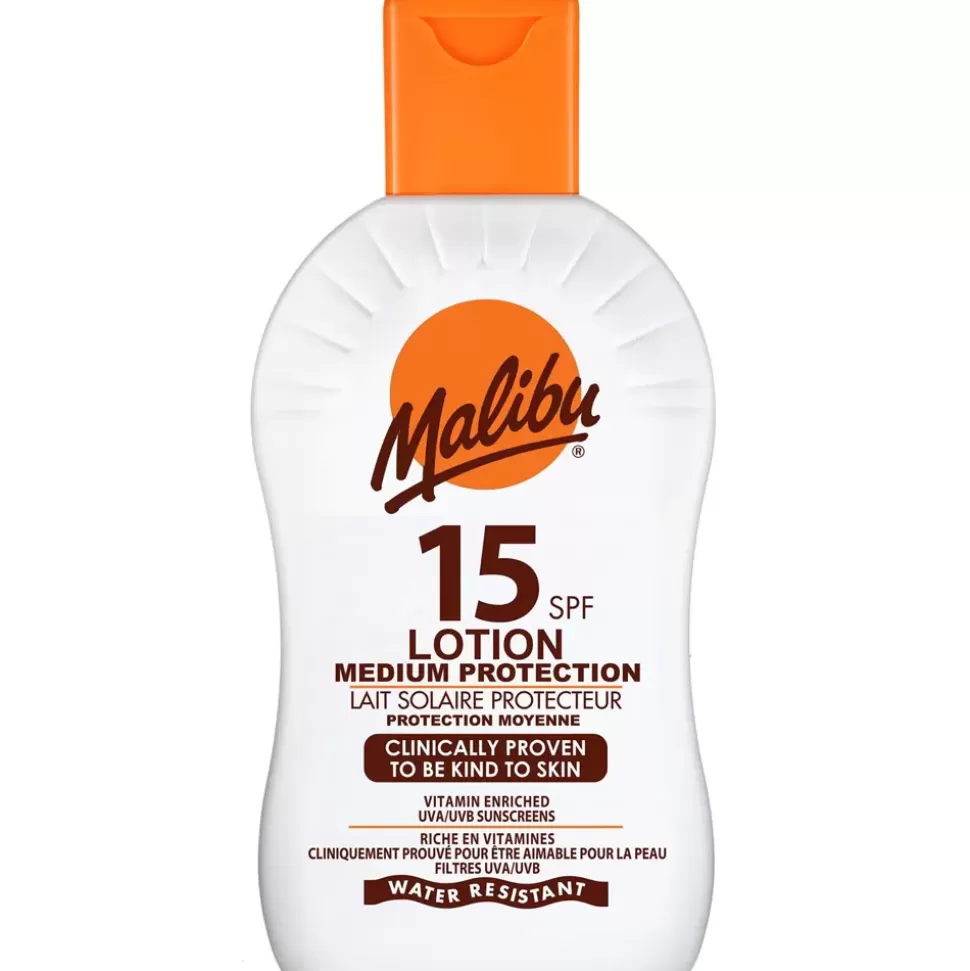 MALIBU Lait Solaire Protecteur - Spf15 New